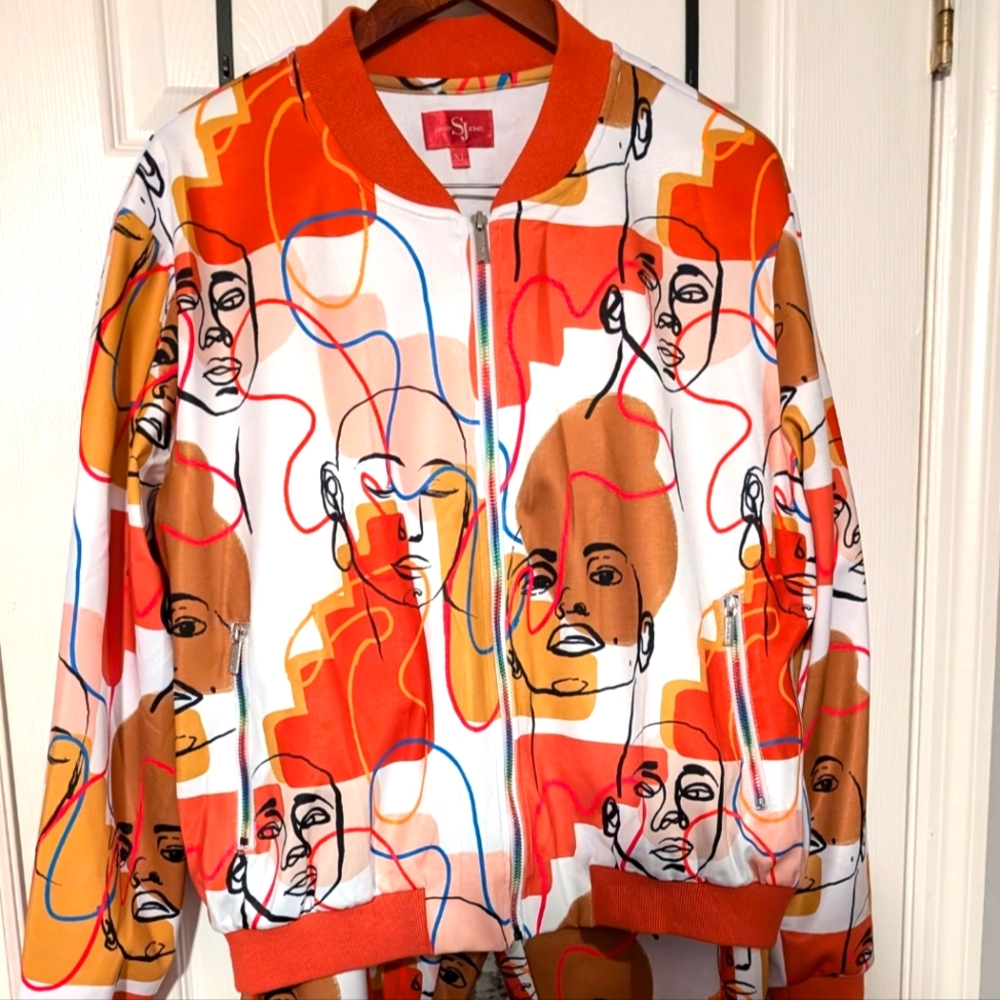 Sassy Jones Ready to Wear "Faces" Jogger